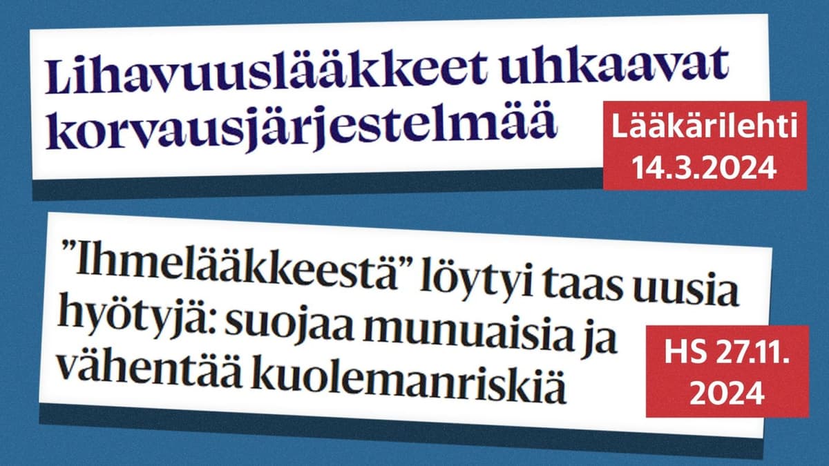 Lääkkeet | Saako lihavuuslääkettä jo liian helposti? Kysyntä ”lähti laukalle”, sanoo lääkäri